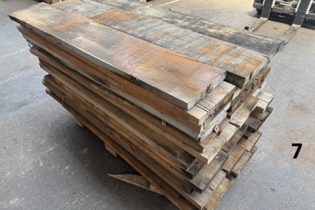 Aanbieding per pallet. Oud houten planken uit de havens!